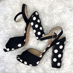 Betsey Johnson Polka Dot Heels